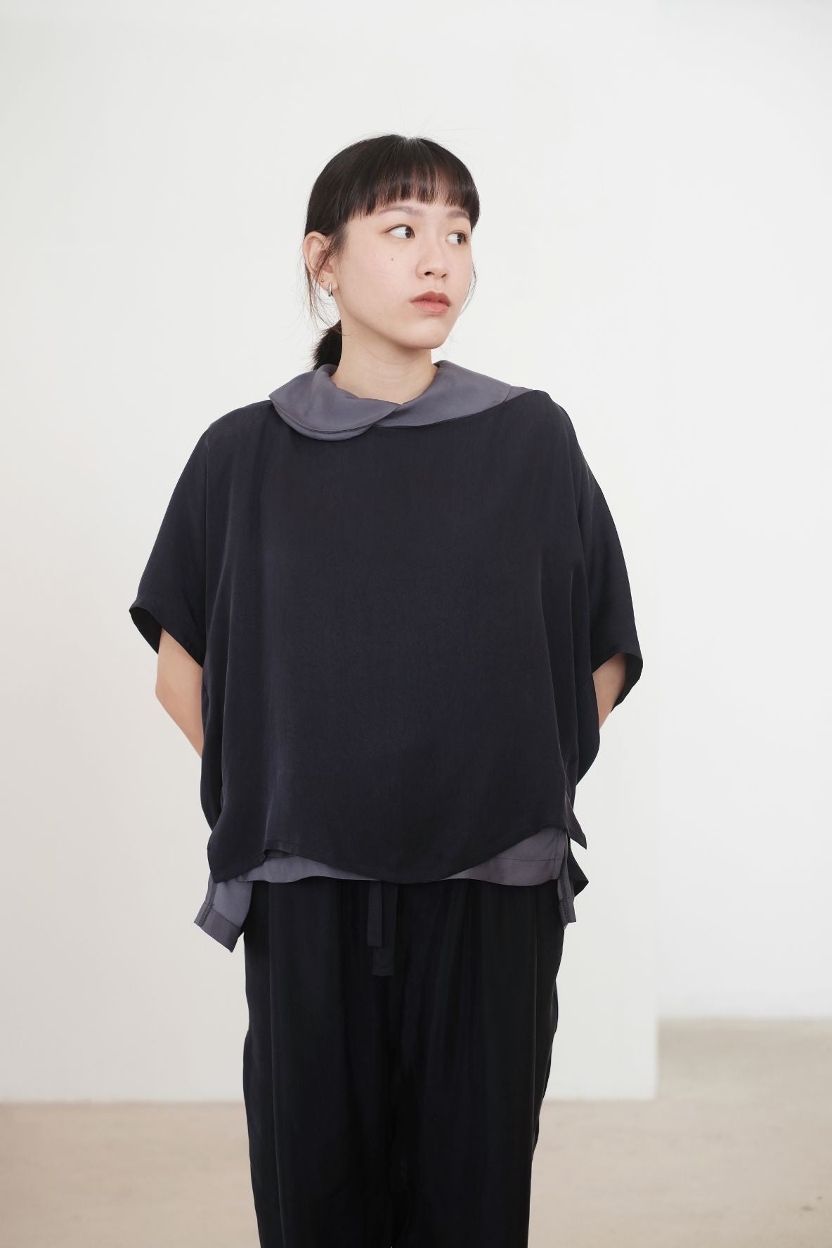 MINI SHIMIZU TOP (NAVY)