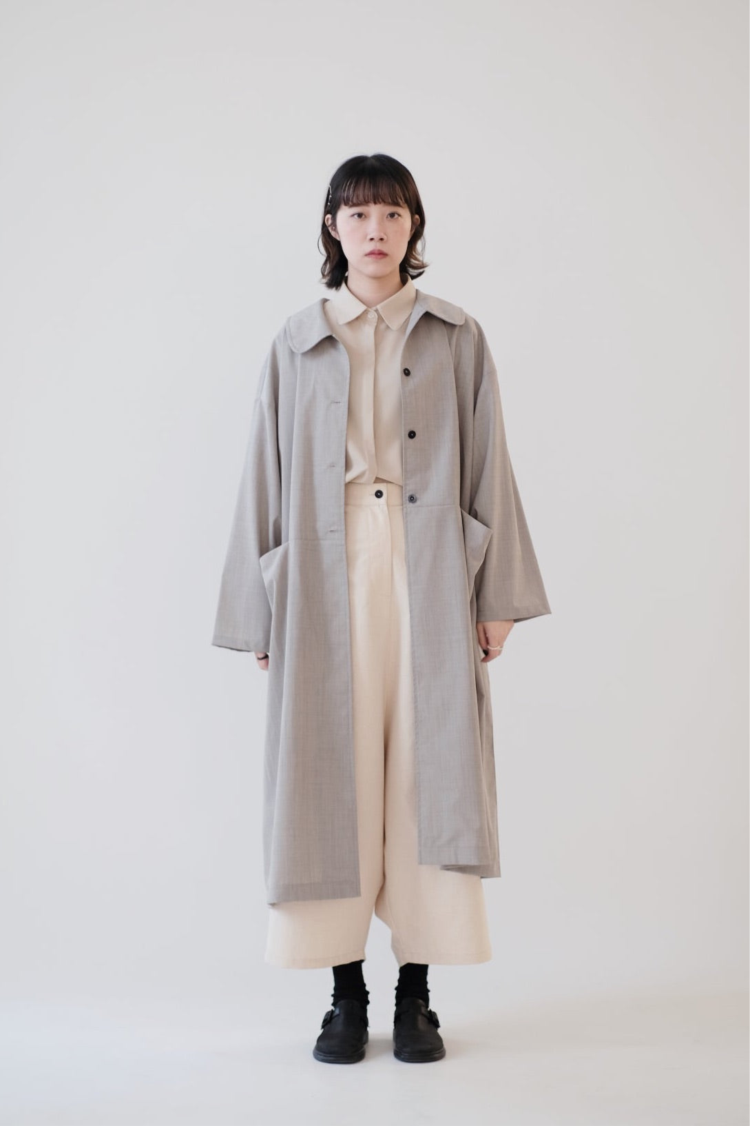 ELOWEN LONG COAT (MINDFUL GREY)