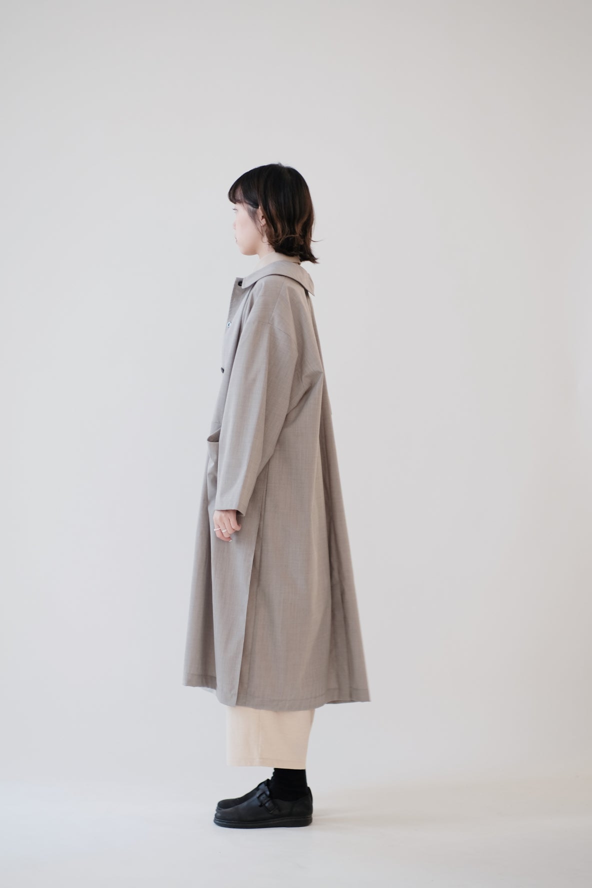 ELOWEN LONG COAT (MINDFUL GREY)