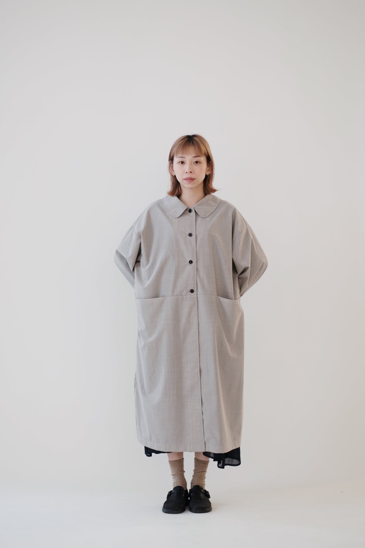 ELOWEN LONG COAT (MINDFUL GREY)