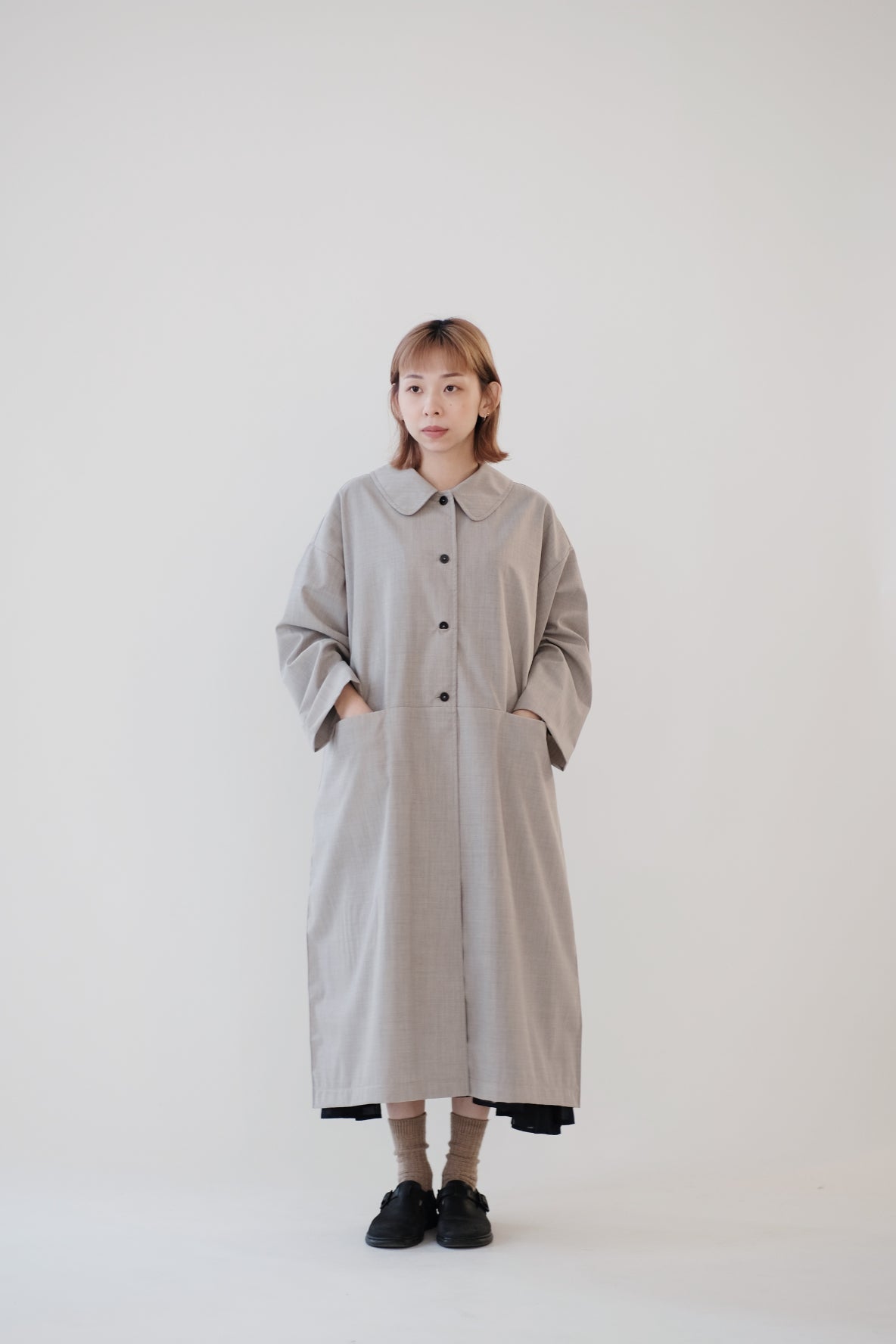 ELOWEN LONG COAT (MINDFUL GREY)