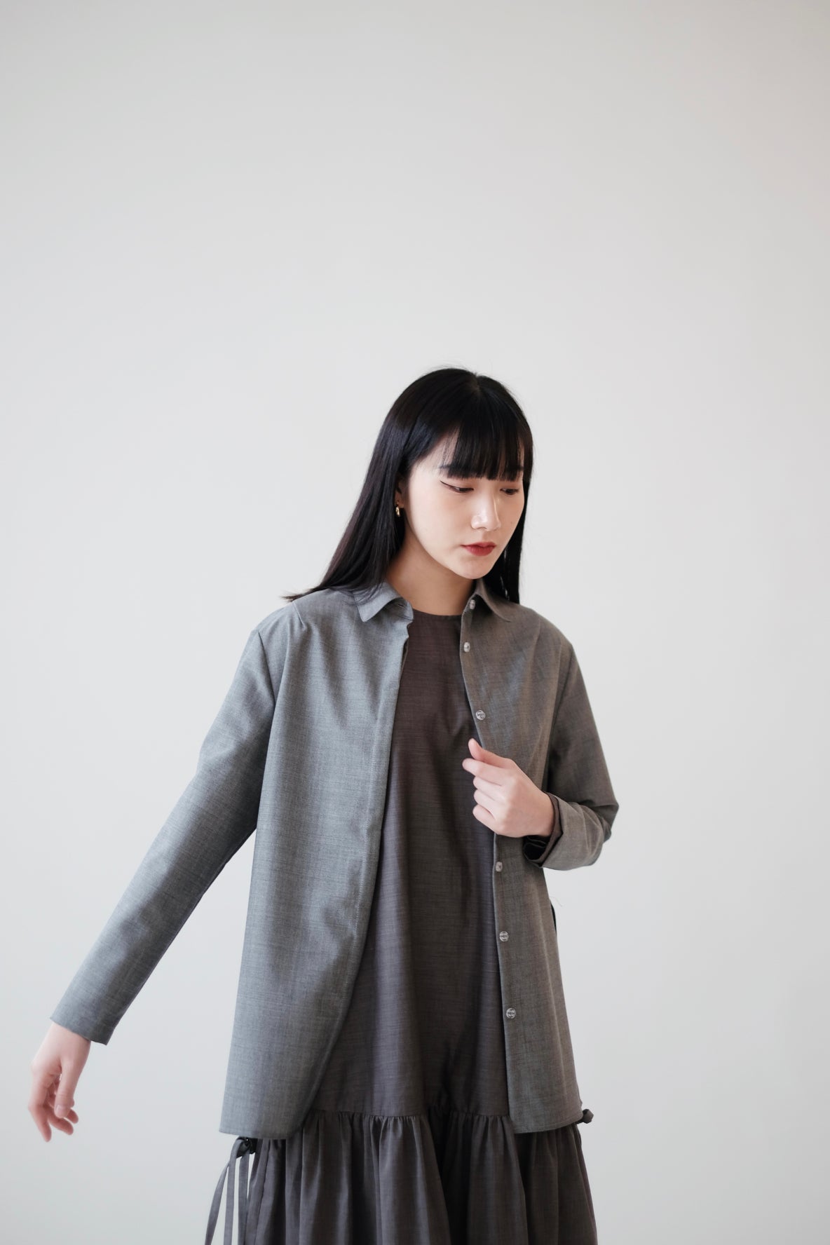 EMORY BLOUSE (GREY)