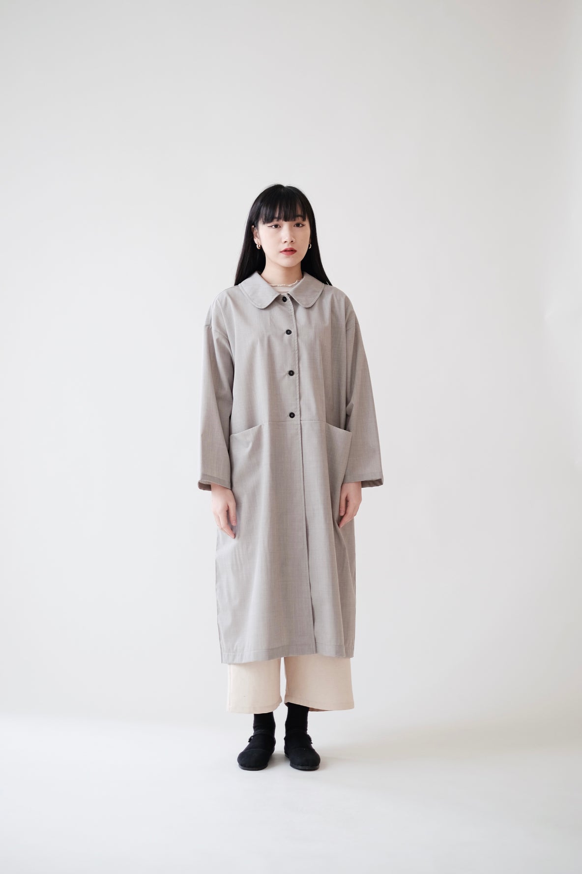 ELOWEN LONG COAT (MINDFUL GREY)