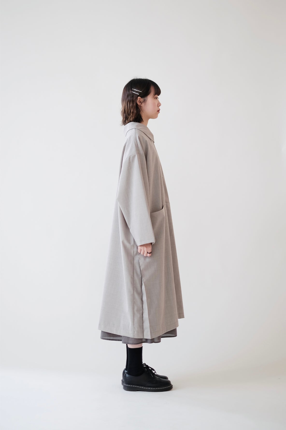 ELOWEN LONG COAT (MINDFUL GREY)