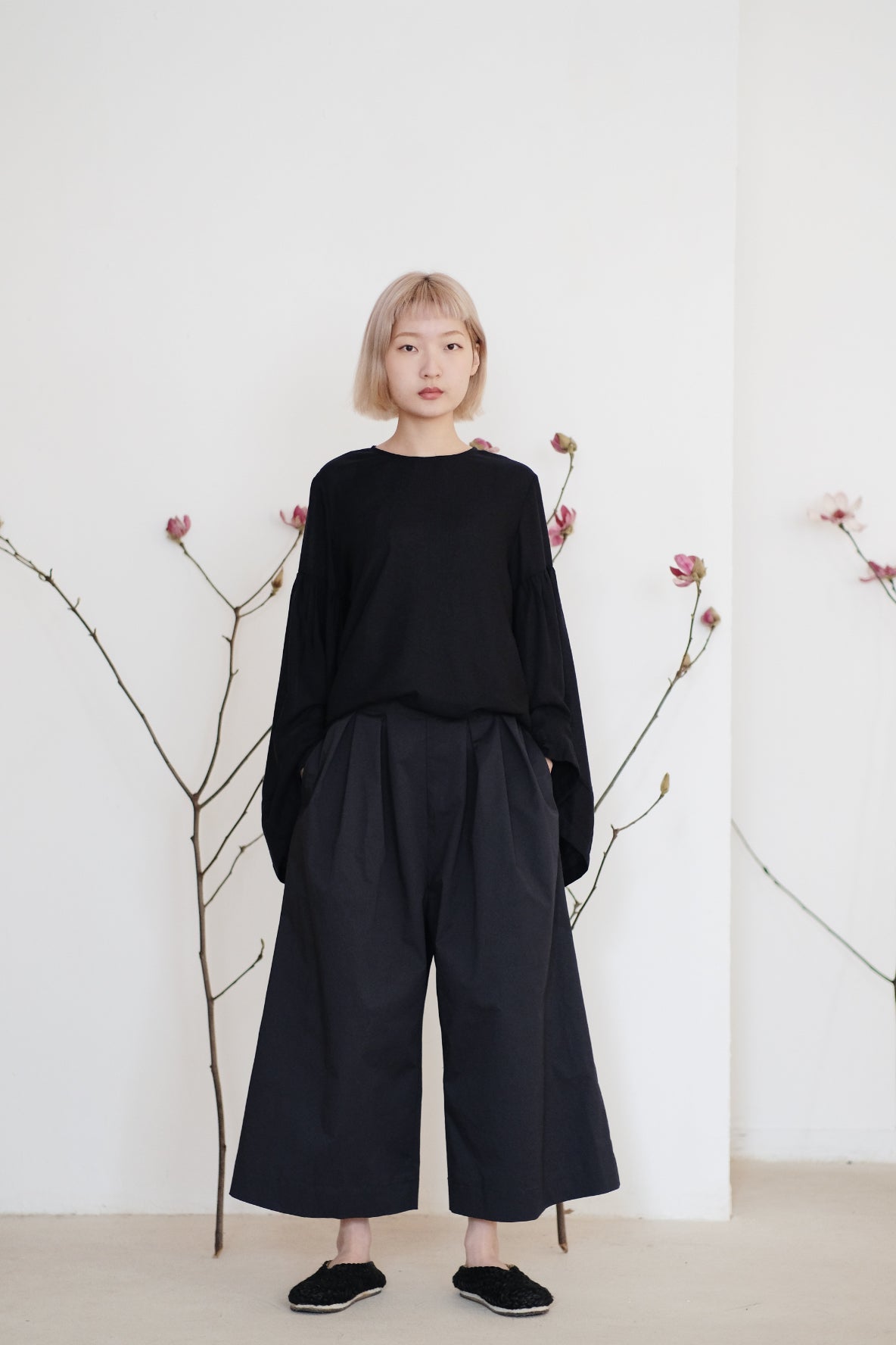 AILISEU WIDE PANTS (NAVY)