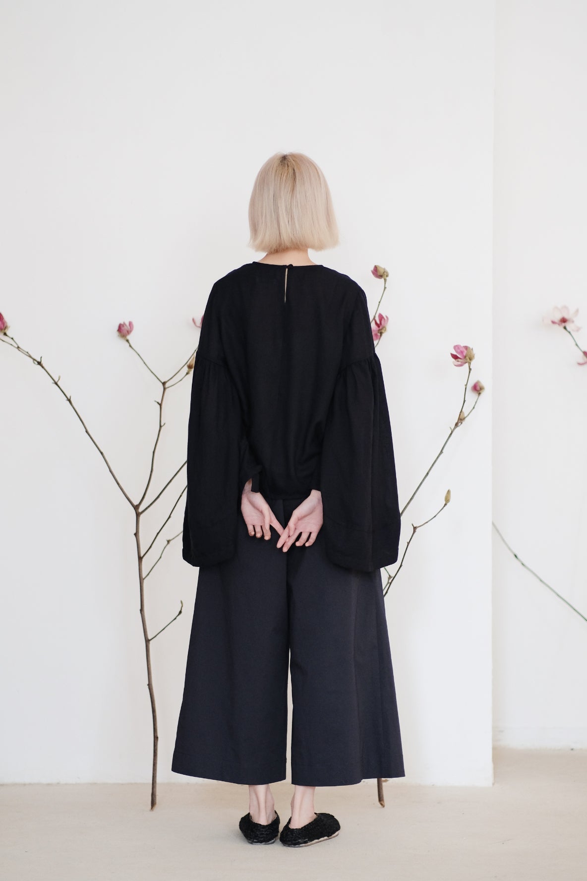 AILISEU WIDE PANTS (NAVY)