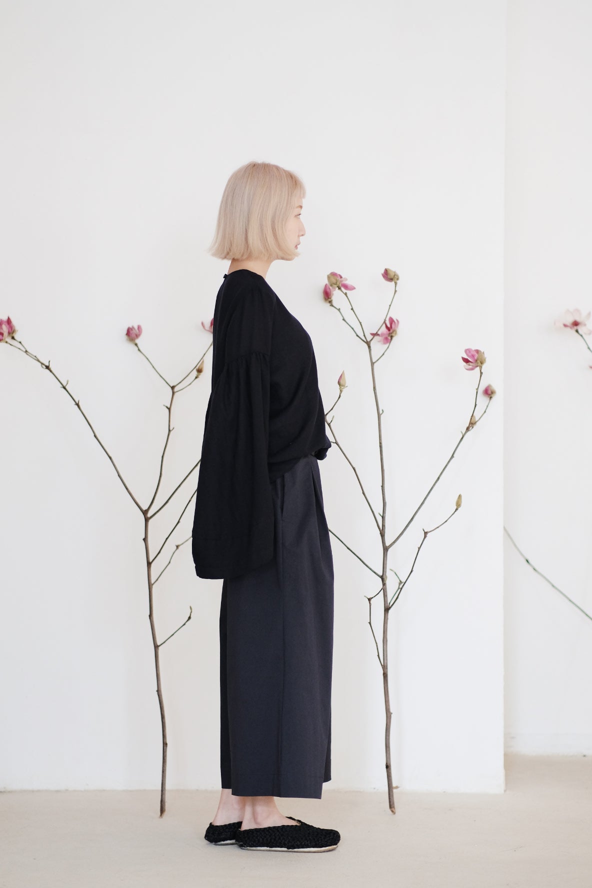 AILISEU WIDE PANTS (NAVY)