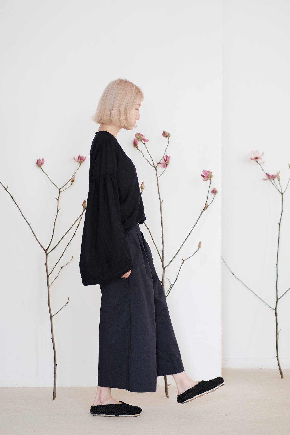 AILISEU WIDE PANTS (NAVY)