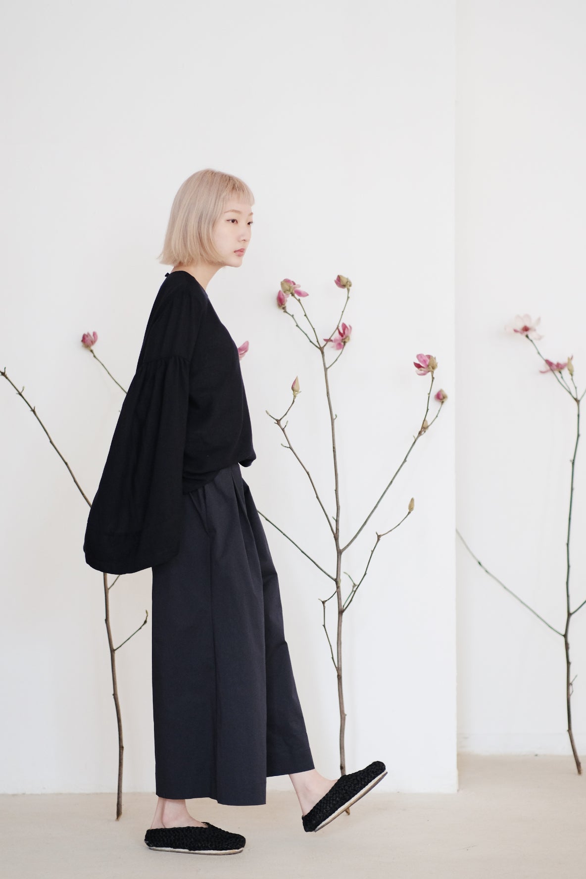 AILISEU WIDE PANTS (NAVY)