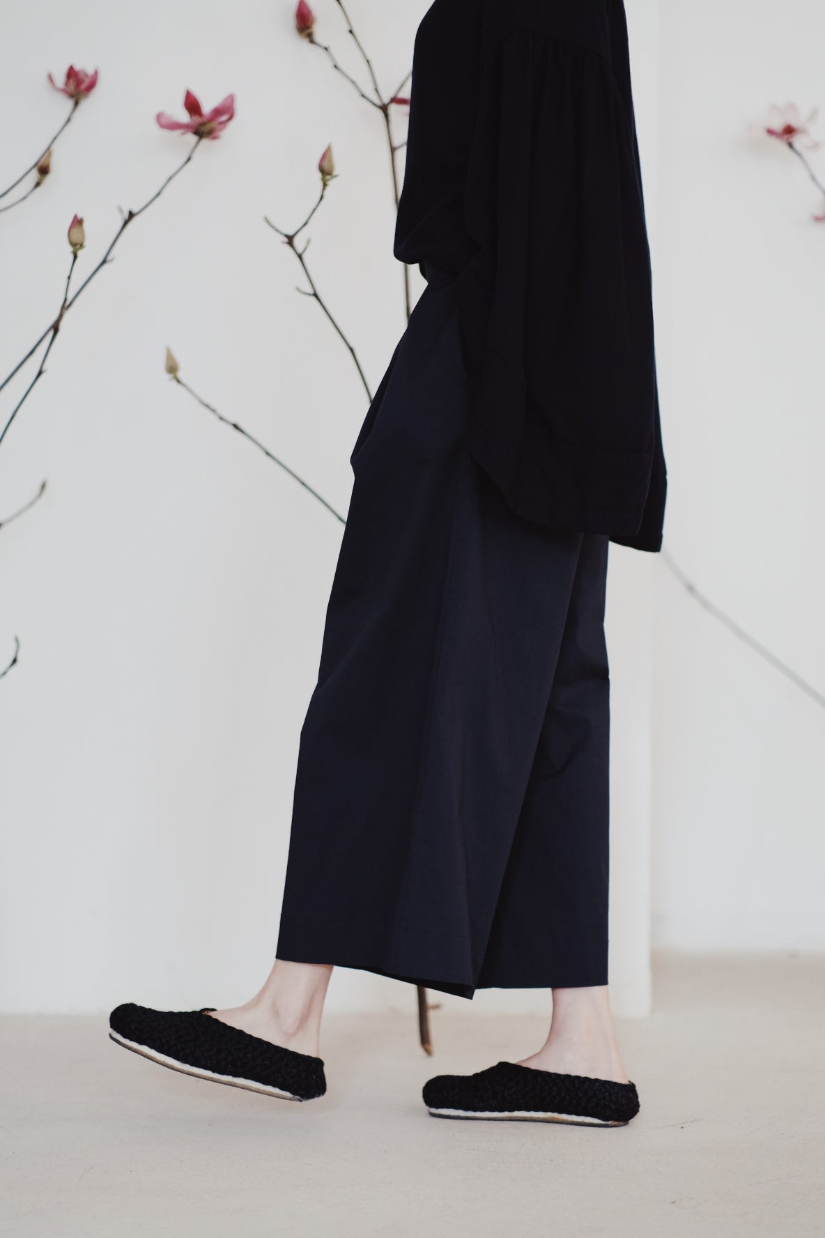 AILISEU WIDE PANTS (NAVY)