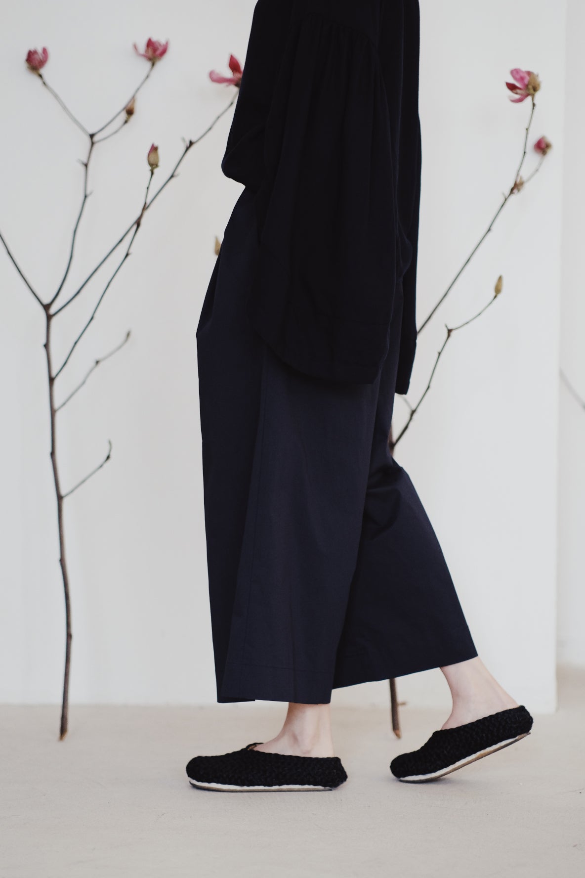 AILISEU WIDE PANTS (NAVY)