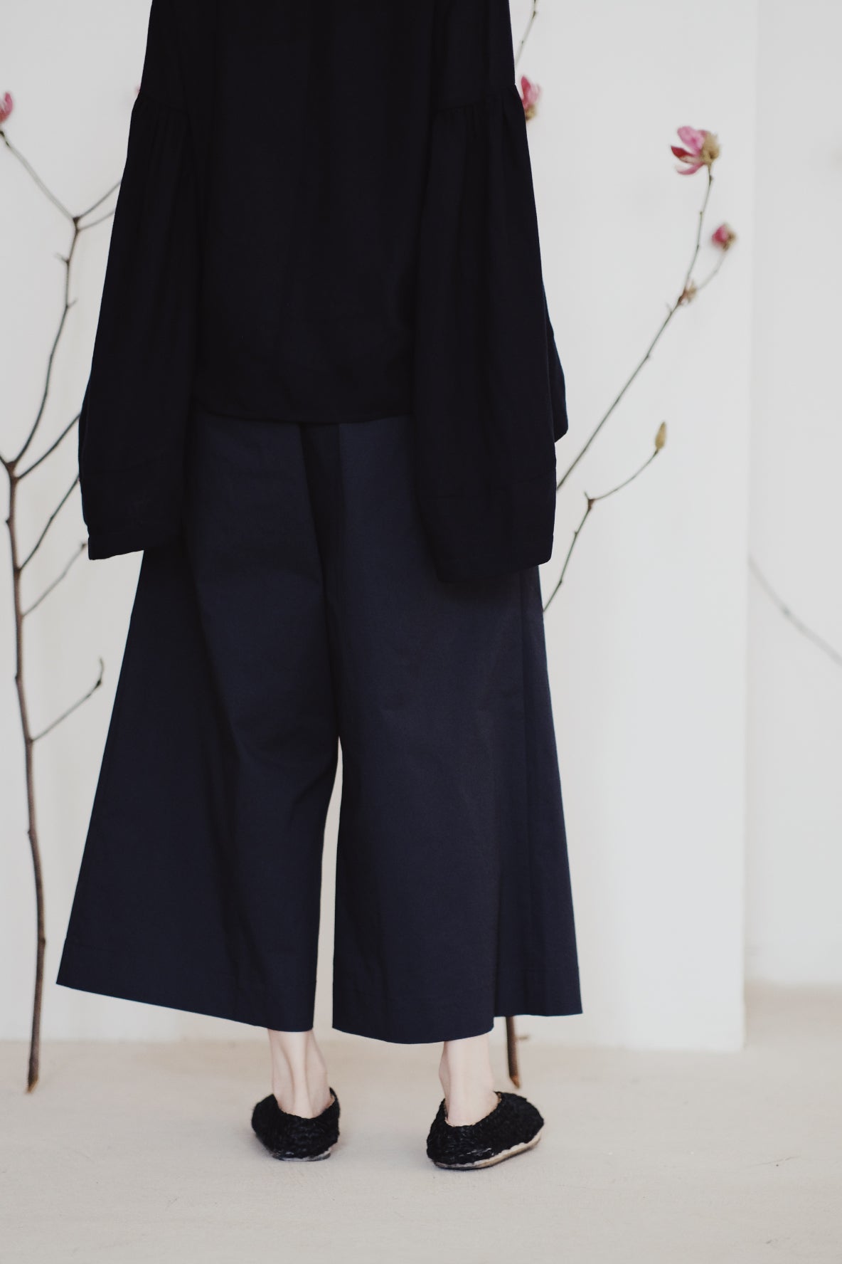 AILISEU WIDE PANTS (NAVY)