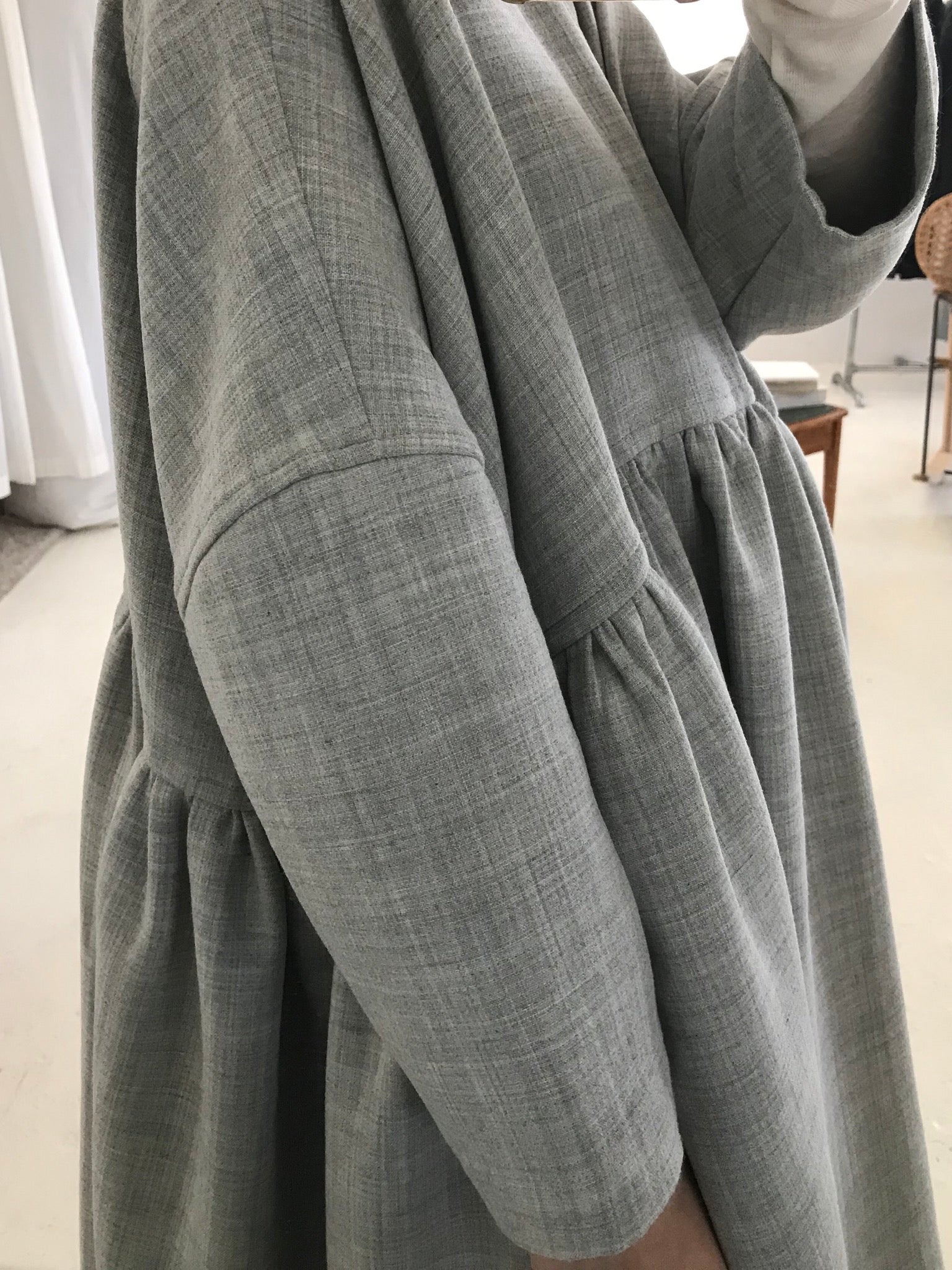 SNOW GREY MIA DRESS