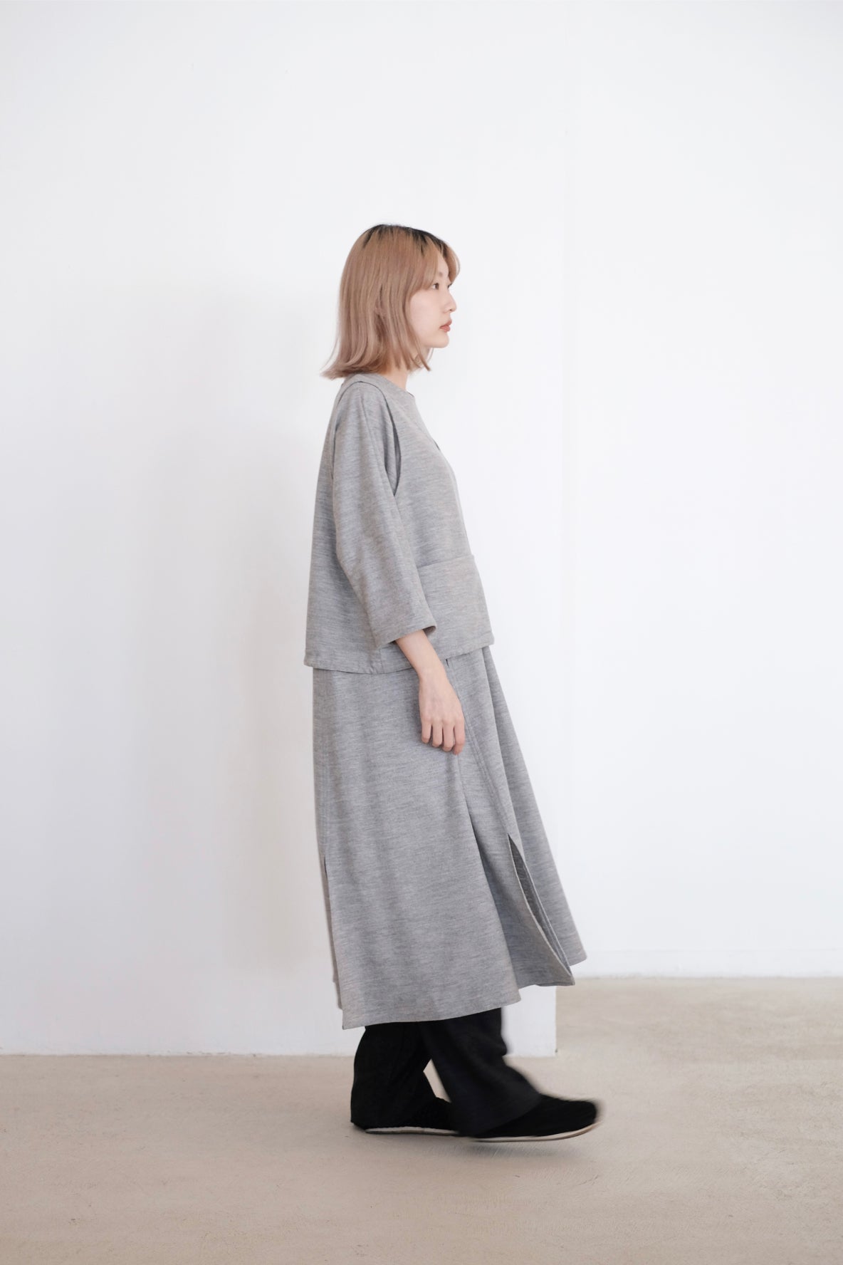 KOU DRESS (GREY)