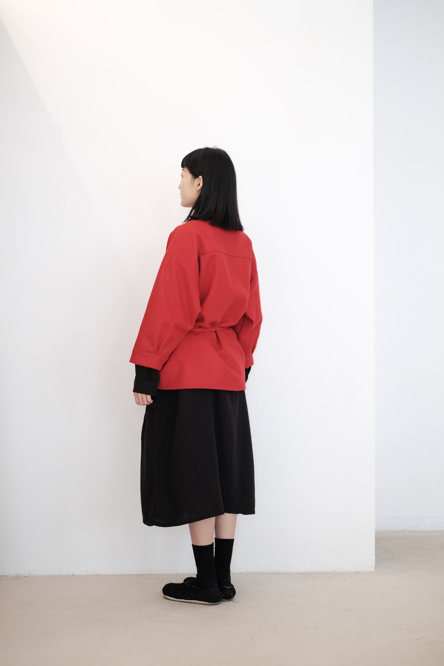 MELLOW OVERSIZED BLOUSE (RED)