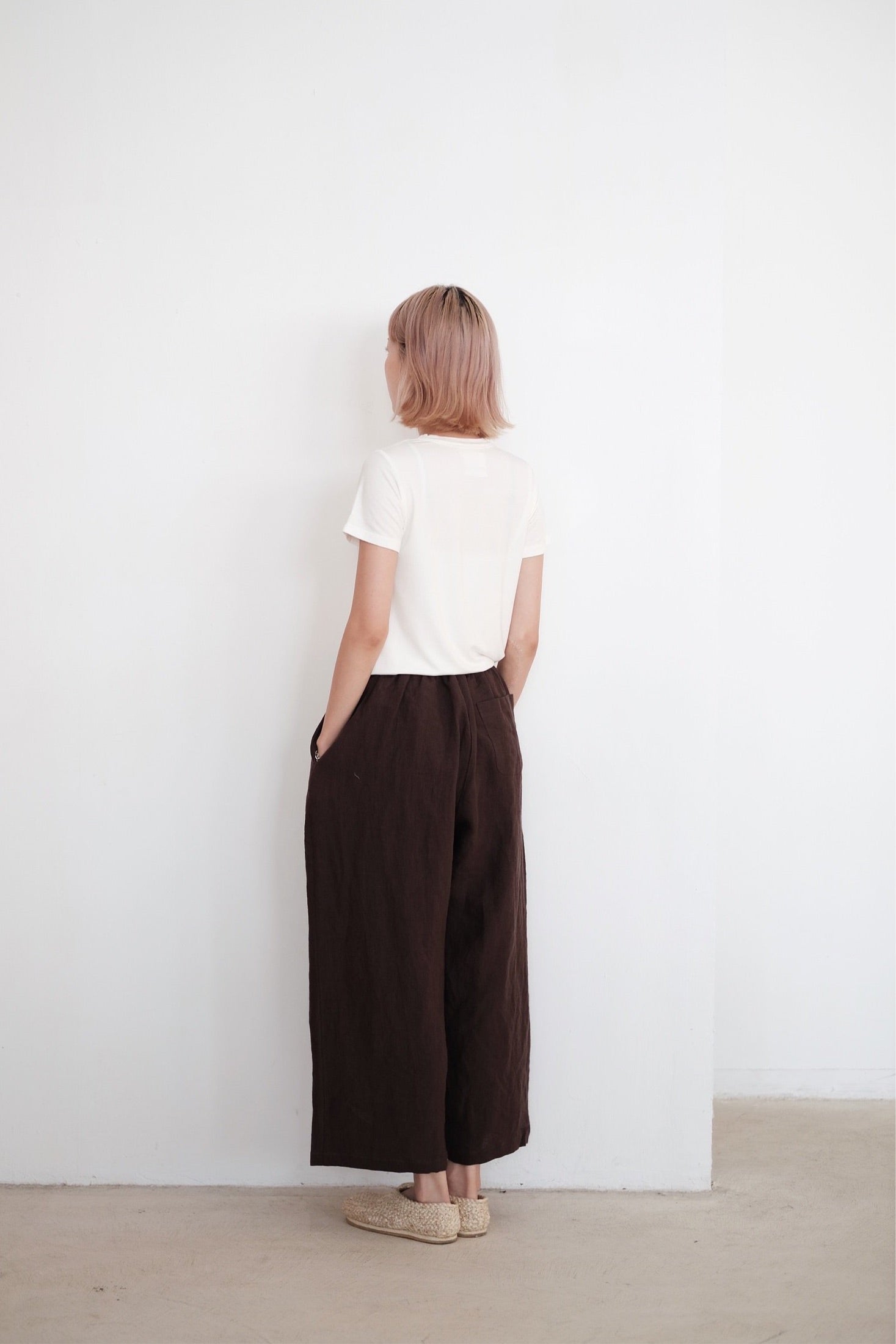 OBAASAN PANTS (BROWN)