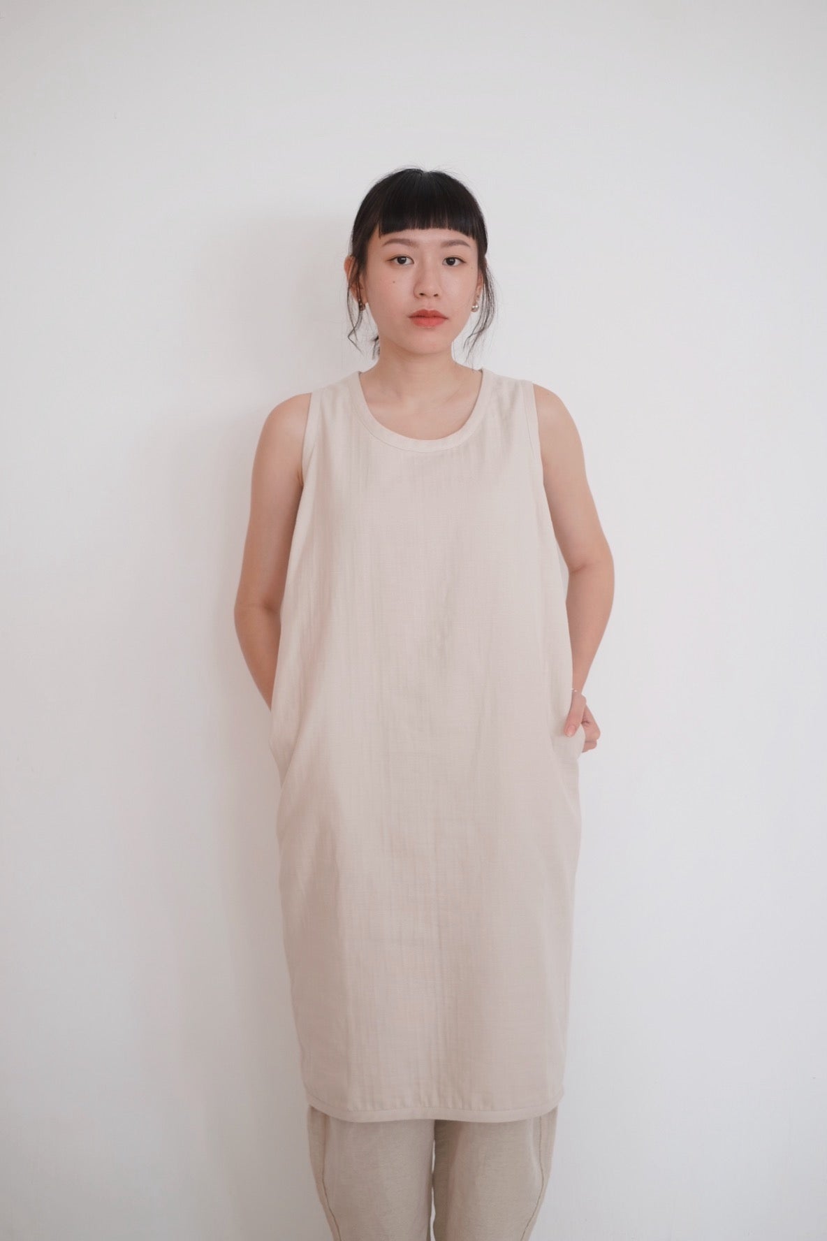 ISLA DRESS (BEIGE)