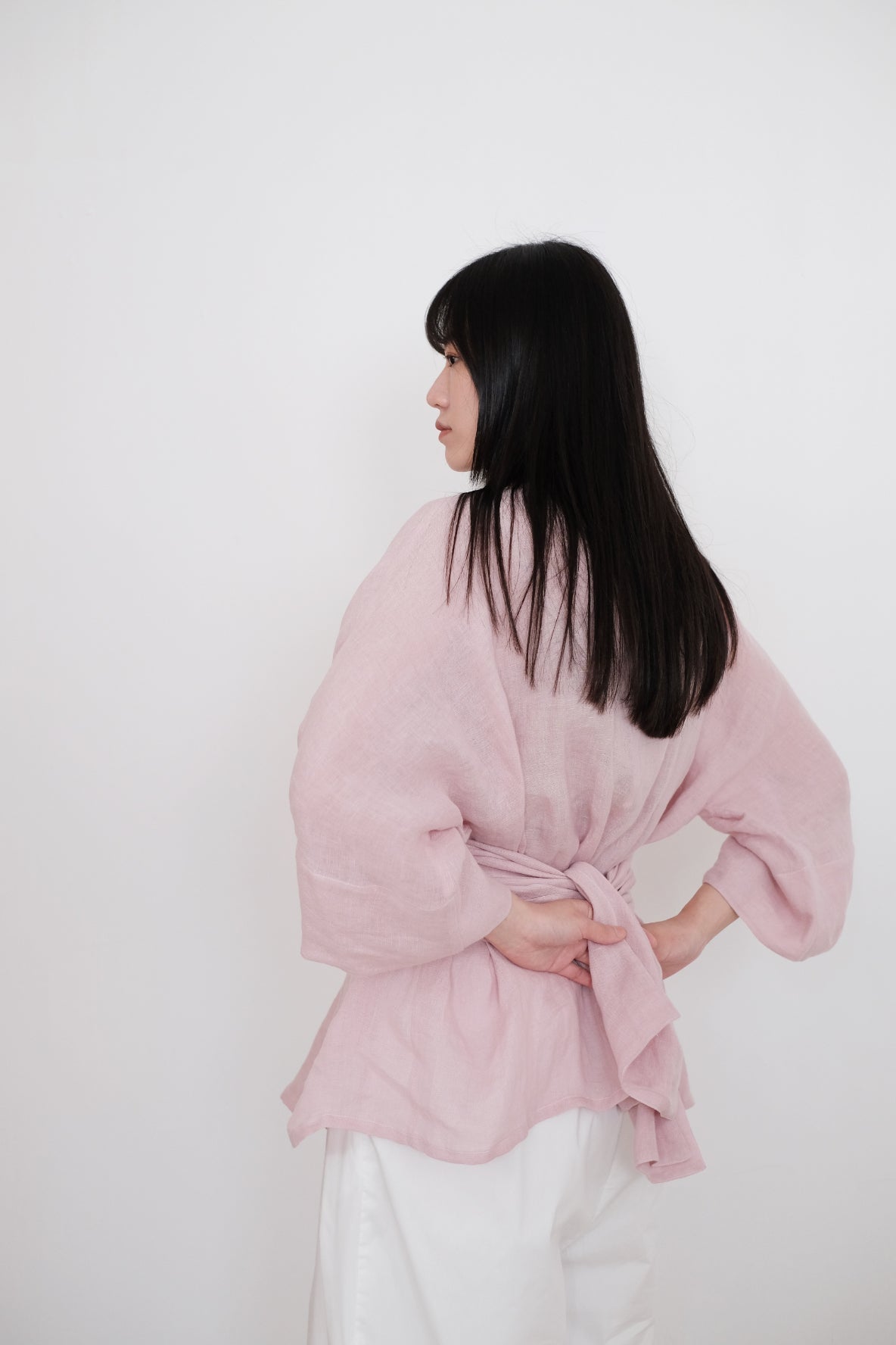 IMMY KIMONO JACKET (PINK) | 淺粉色和服式外套 (預售)