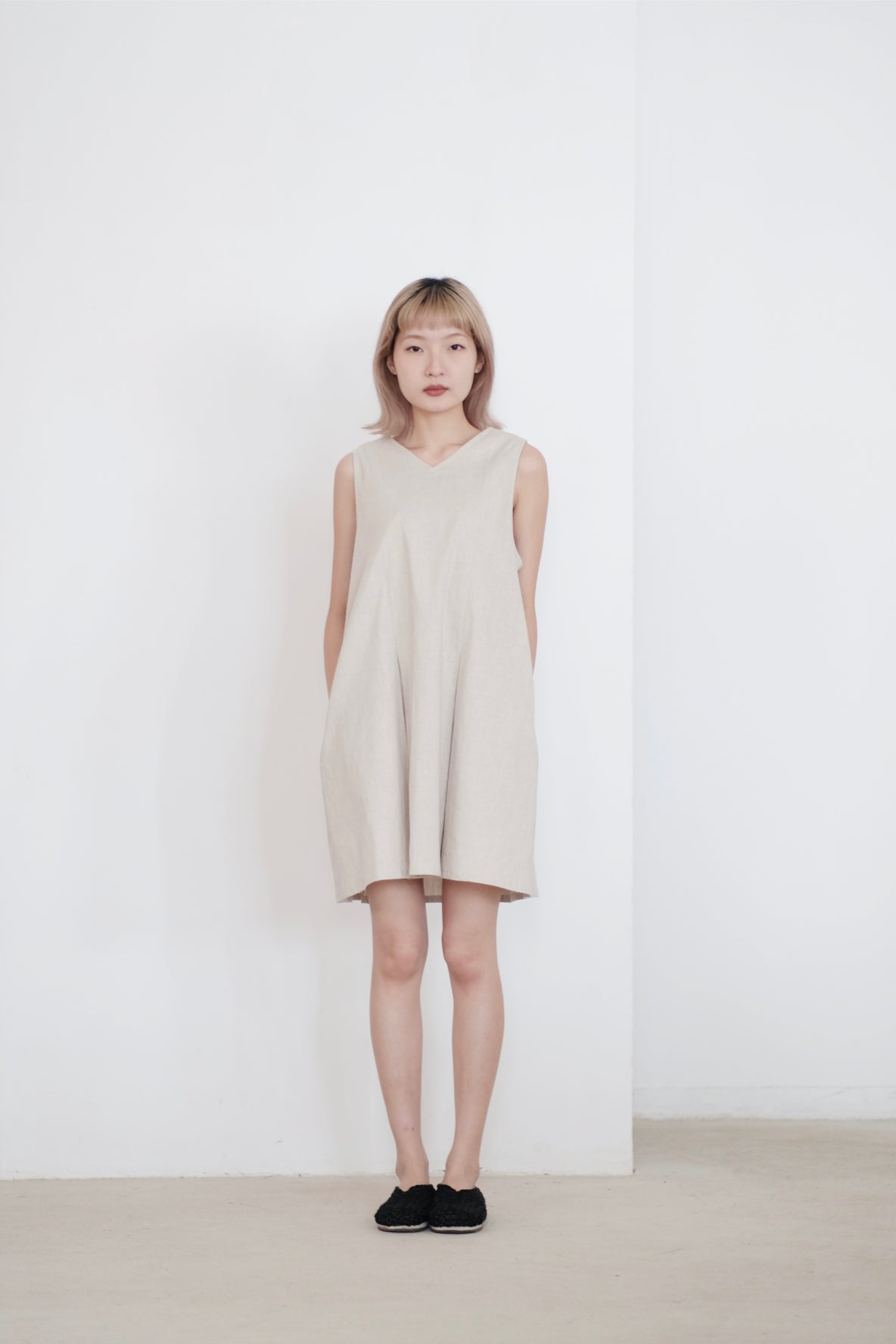 MINI WILLA DRESS (BEIGE)