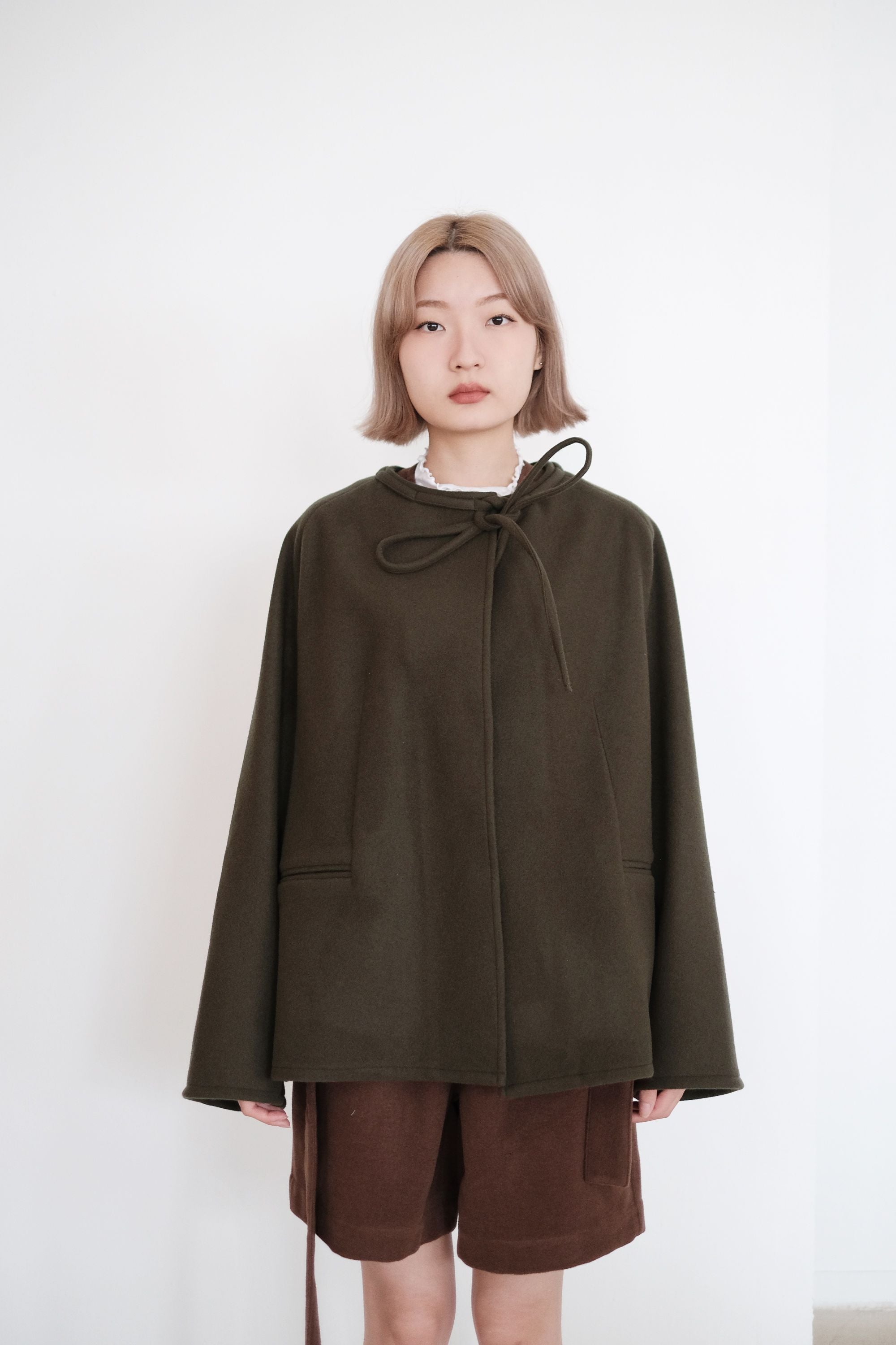 RUDOLPH DUFFLE COAT (OLIVE)