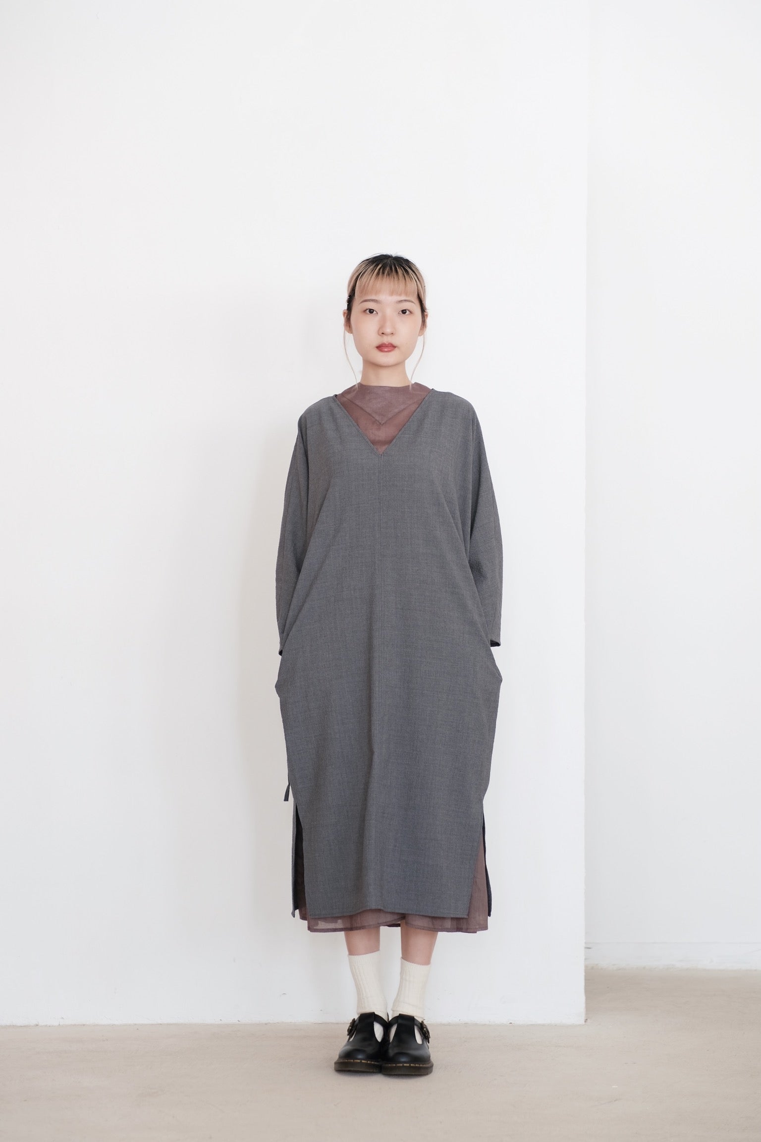 JYUN’s KIMONO DRESS (GREY)