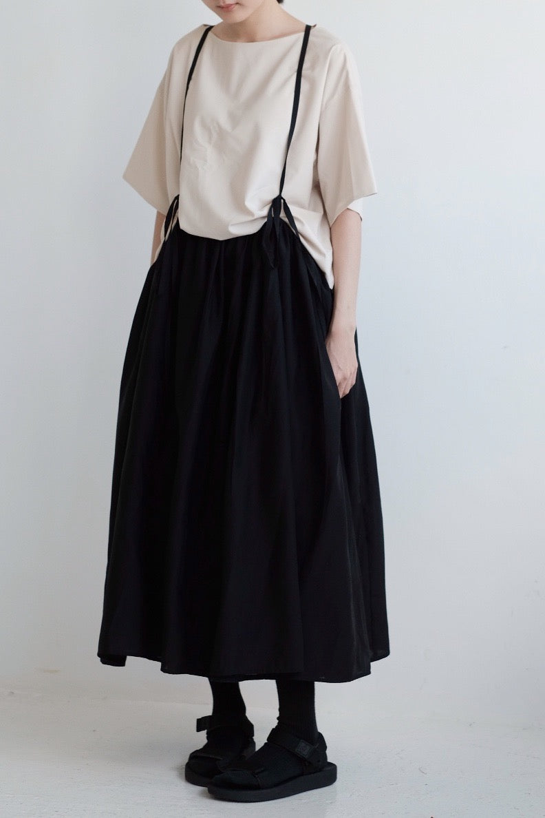 LUNA SKIRT WITH NARROW STRAPS