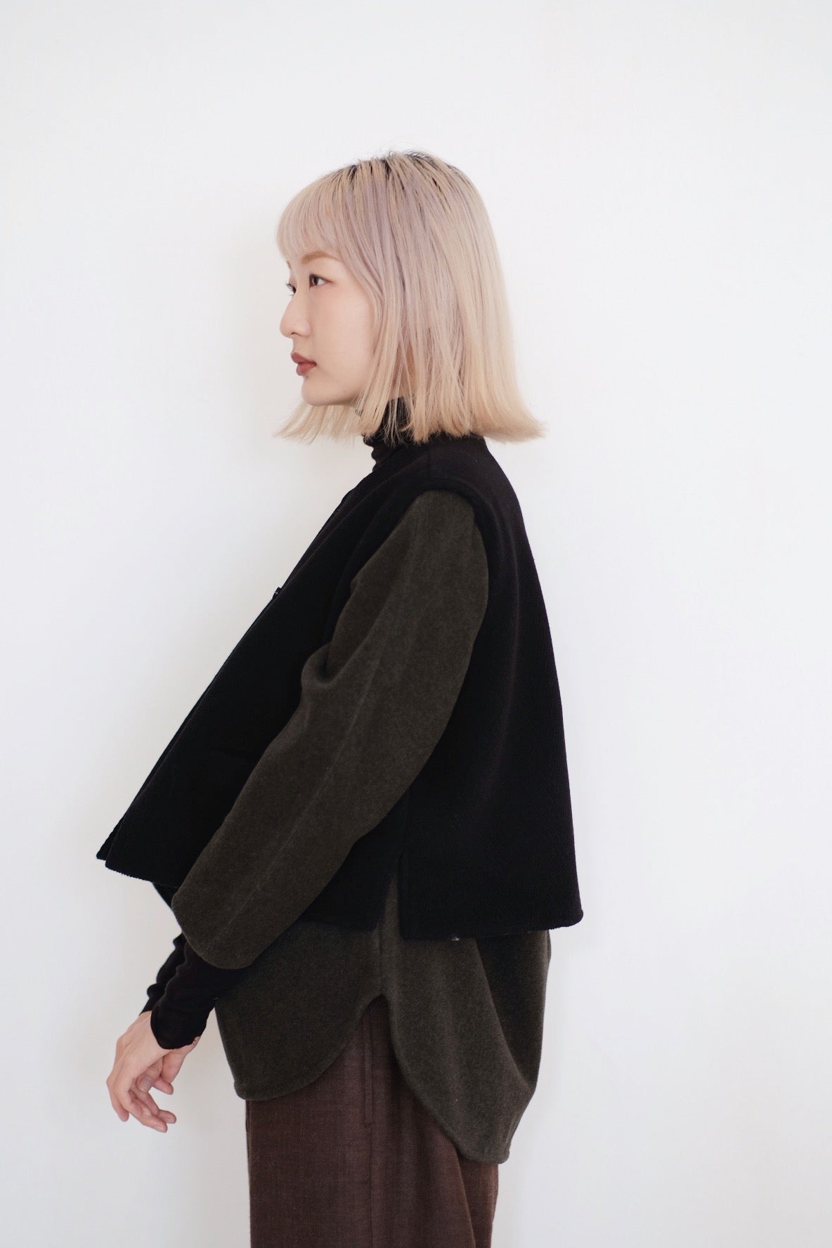 JYUN’s TOP IN WOOL (OLIVE)