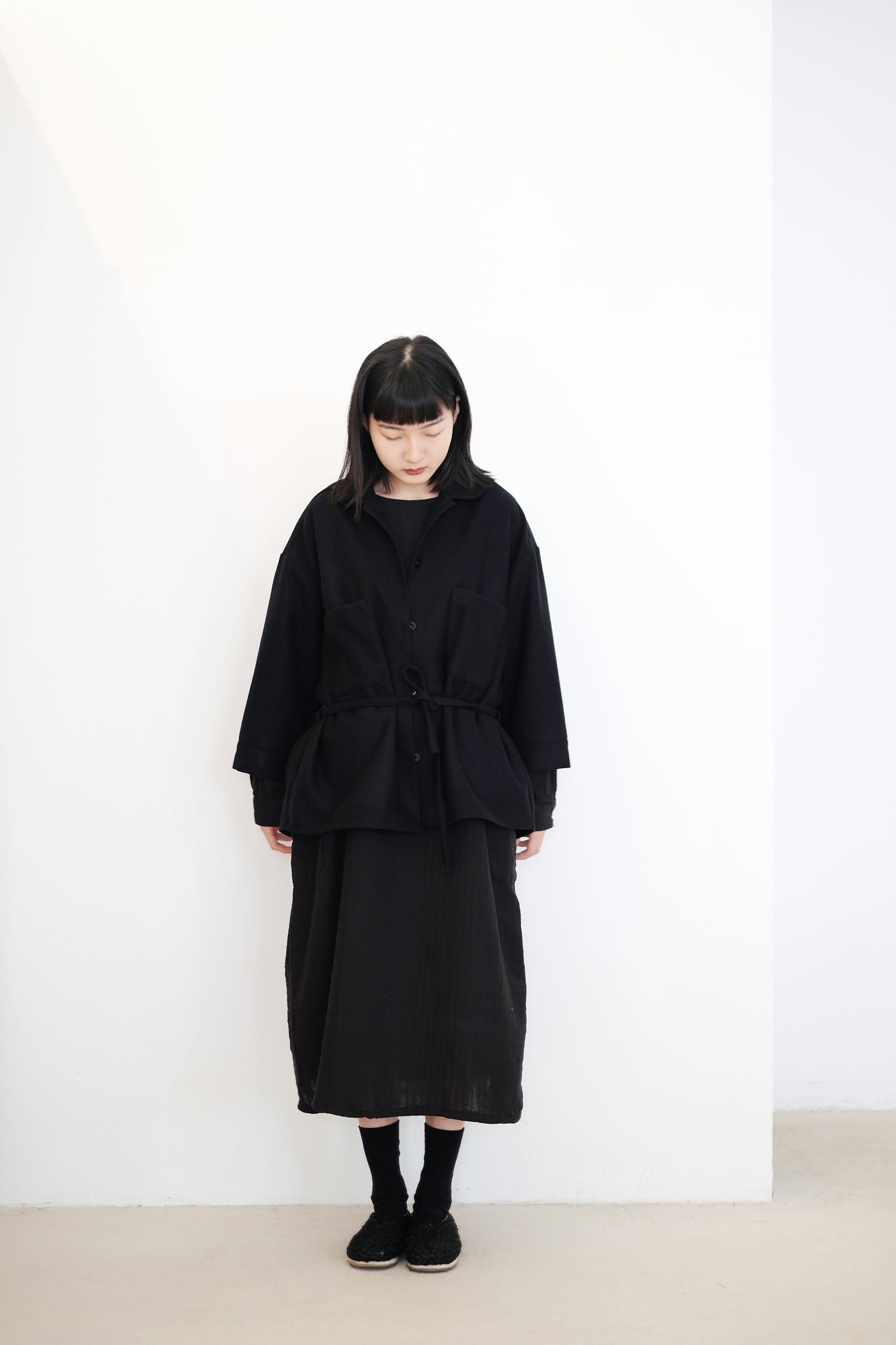 MELLOW OVERSIZED BLOUSE (BLACK)