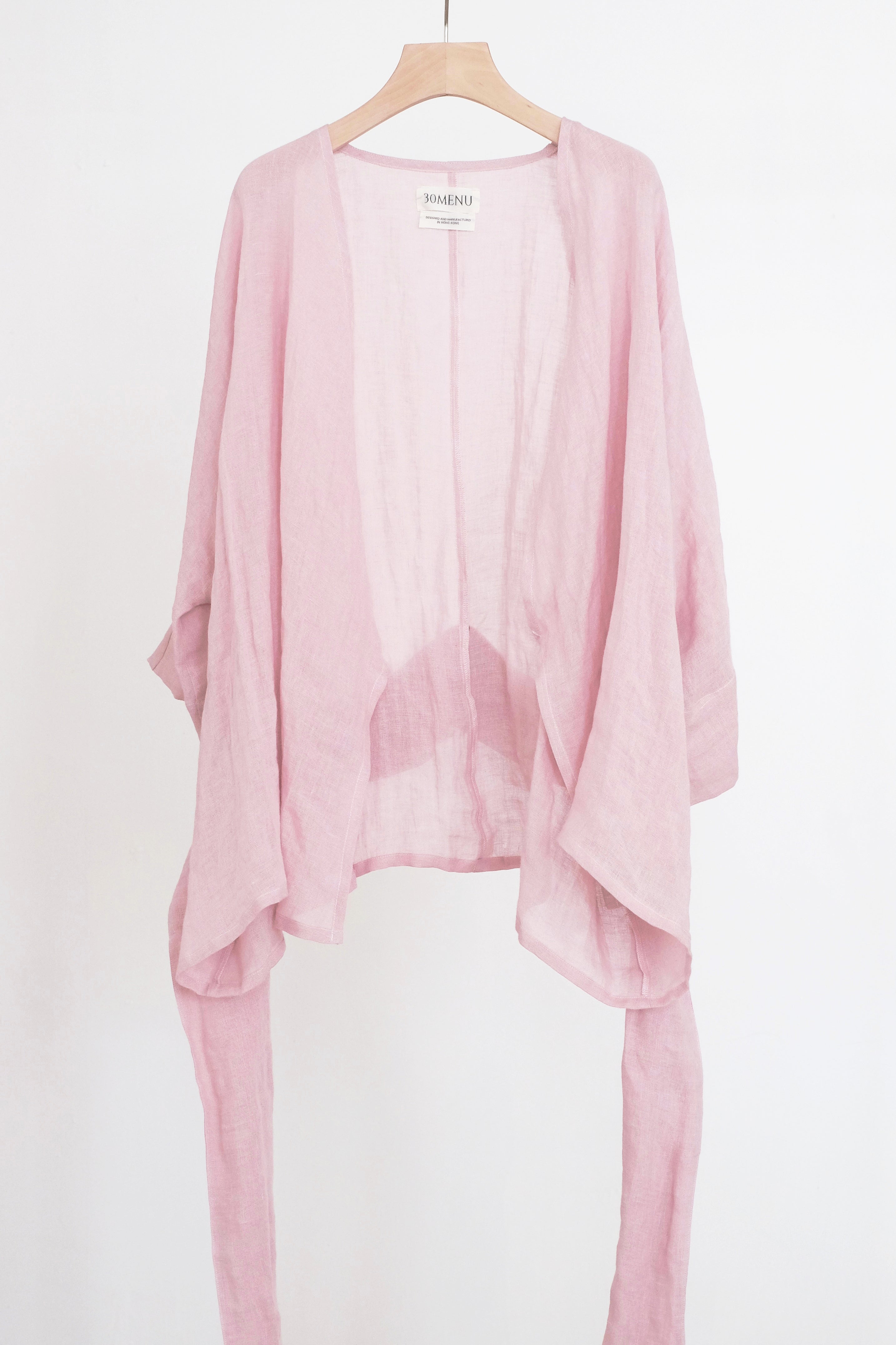 IMMY KIMONO JACKET (PINK) | 淺粉色和服式外套 (預售)