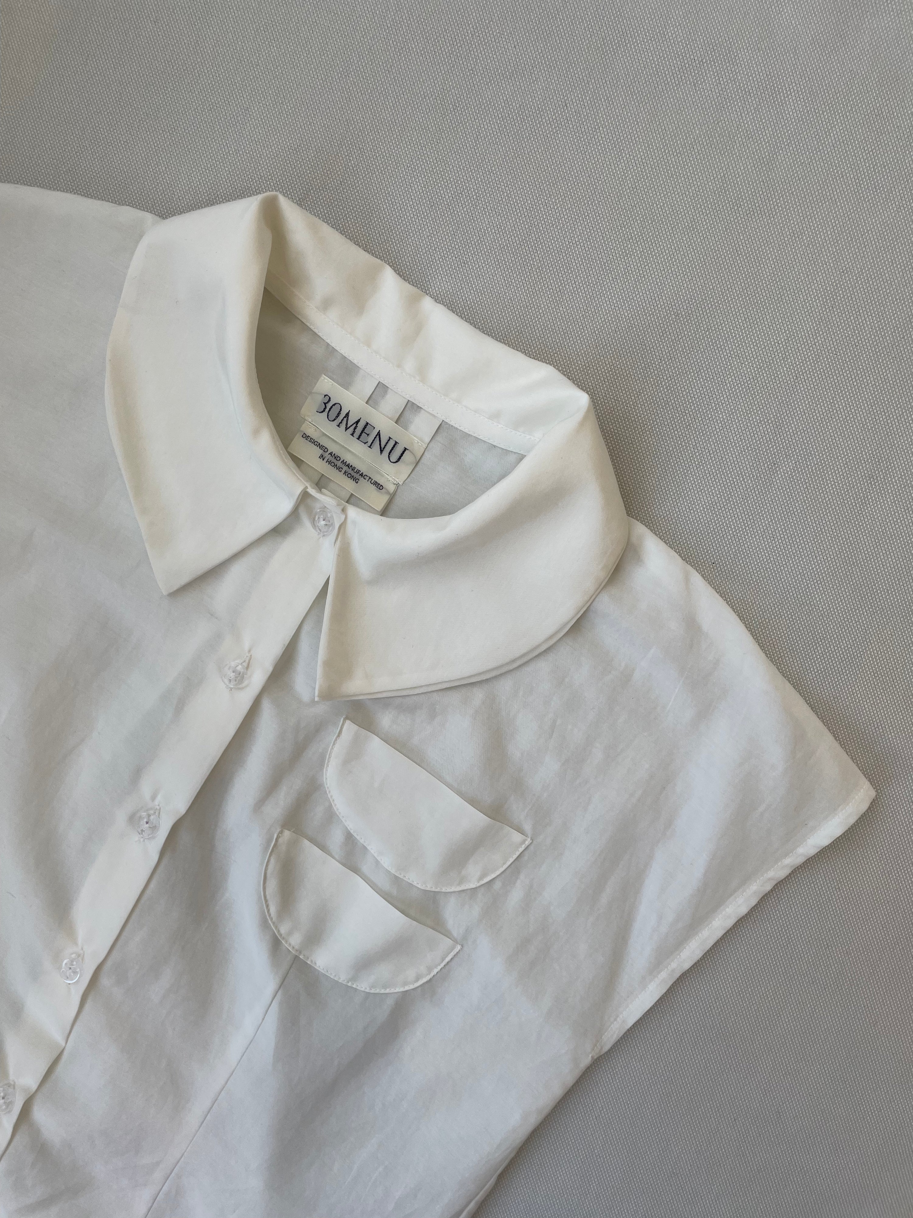 AOII BLOUSE (WHITE)