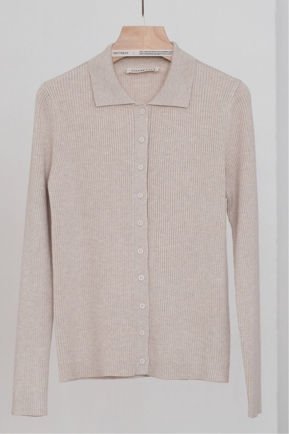 LIARIA KNIT BLOUSE (BEIGE)