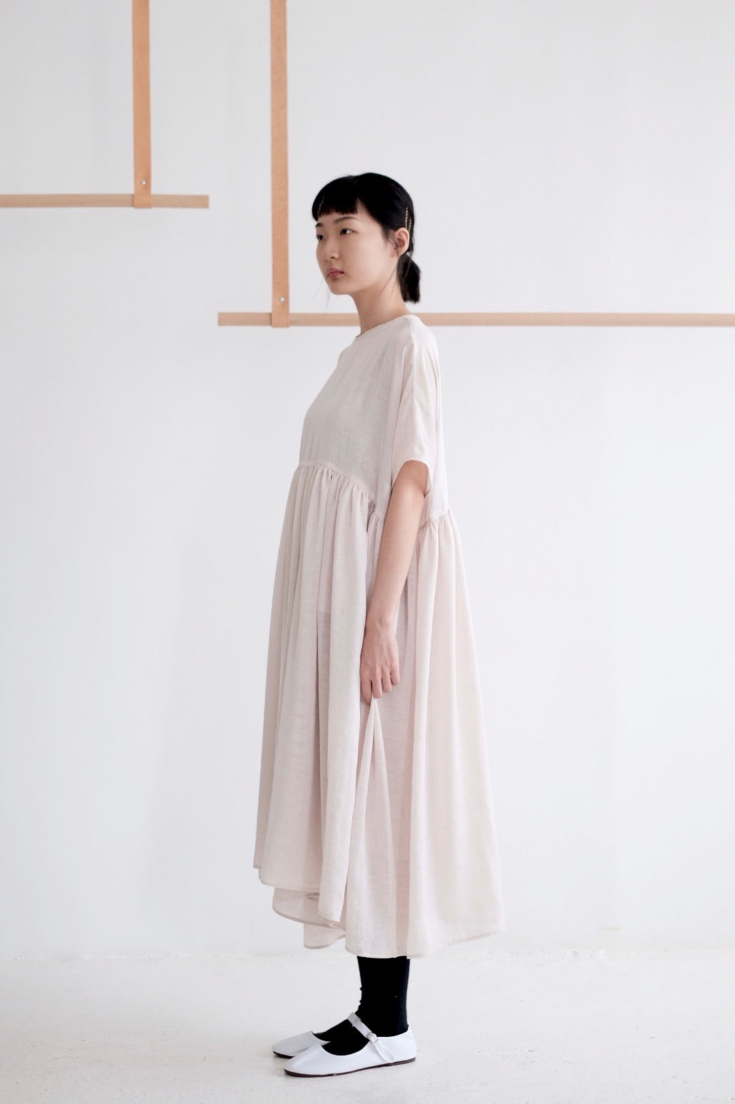 MIA DRESS IN DOUBLE GAUZE